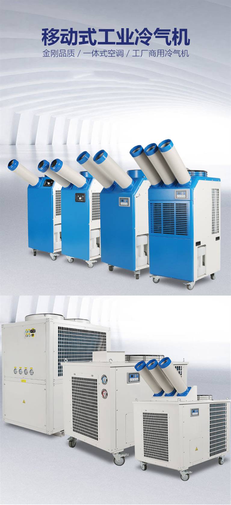 5kW工業冷風機 車間降溫的移動利器與口罩機、超聲波機的理想伴侶